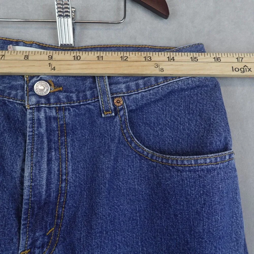 Levi's 569 Jeans Mens 30x32 Blue Denim Loose Straight Fit - Picture 7 of 12